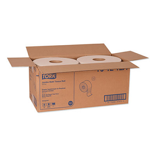 Tork Universal Jumbo Bath Tissue, Septic Safe, 1-Ply, White, 3.48" x 4,000 ft, 6/Carton (TJ1212A)