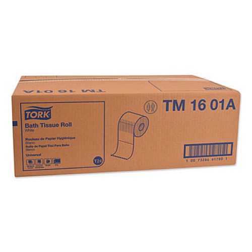 Tork Universal Bath Tissue, Septic Safe, 2-Ply, White, 500 Sheets/Roll, 48 Rolls/Carton (TM1601A)