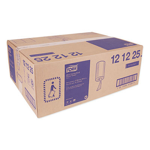 Tork Advanced Soft Mini Centerfeed Hand Towel, 2-Ply, 8.3 x 11.8, 266/Roll, 12 Rolls/Carton (121225)