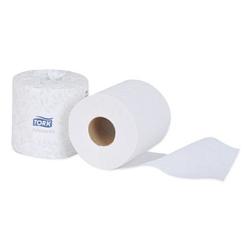Tork Advanced Bath Tissue, Septic Safe, 2-Ply, White, 500 Sheets/Roll, 48 Rolls/Carton (TM6130S)