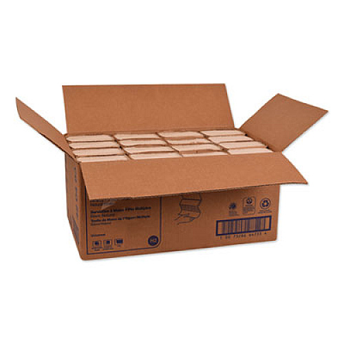 Tork Multifold Towels, 9.13 x 9.5, Natural White, 250/Pack, 16 Packs/Carton (420483)