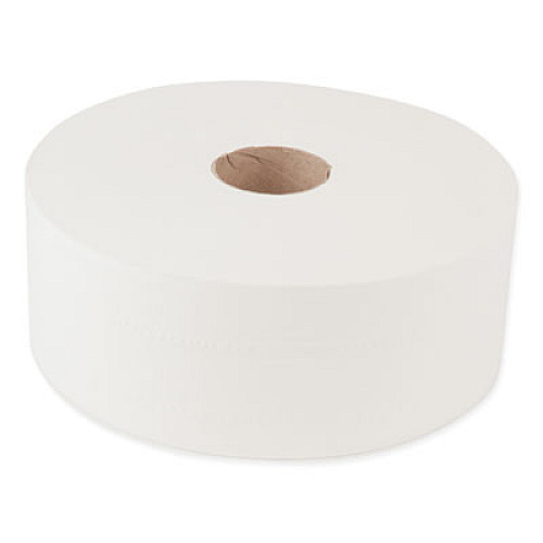 Tork Advanced Jumbo Bath Tissue, Septic Safe, 2-Ply, 3.48" x 1,600 ft, White, 6 Rolls/Carton (12021502)