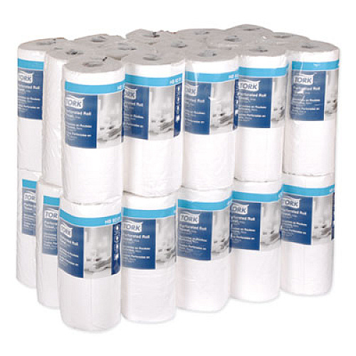 Tork Handi-Size Perforated Kitchen Roll Towel, 2-Ply, 11 x 6.75, White, 120/Roll, 30/Carton (HB9201)