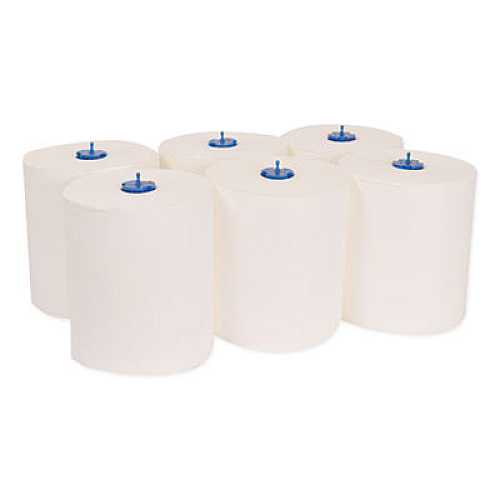 Tork Advanced Matic Hand Towel Rolll, 8.27" x 900 ft, White, 6 Rolls/Carton (290025)