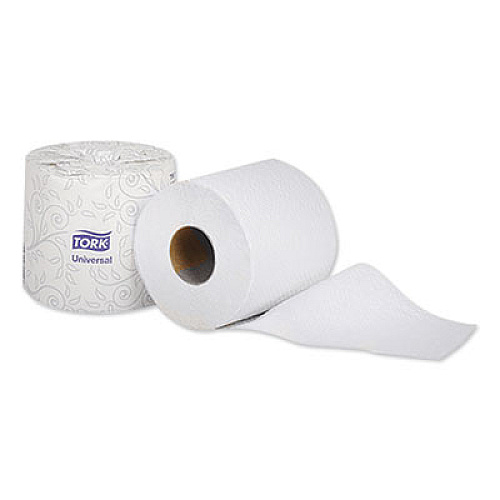 Tork Bath Tissue, Septic Safe, 1-Ply, White, 1,232 Sheets/Roll, 48 Rolls/Carton (240123)