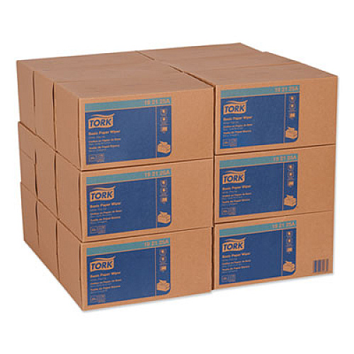 Tork Multipurpose Paper Wiper, 2-Ply, 9 x 10.25, White, 110/Box, 18 Boxes/Carton (192125A)