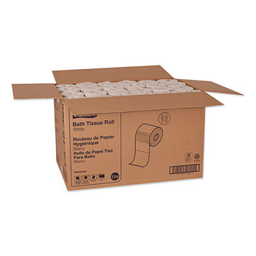 Tork Universal Bath Tissue, Septic Safe, 1-Ply, White, 1000 Sheets/Roll, 96 Rolls/Carton (TS1636S)