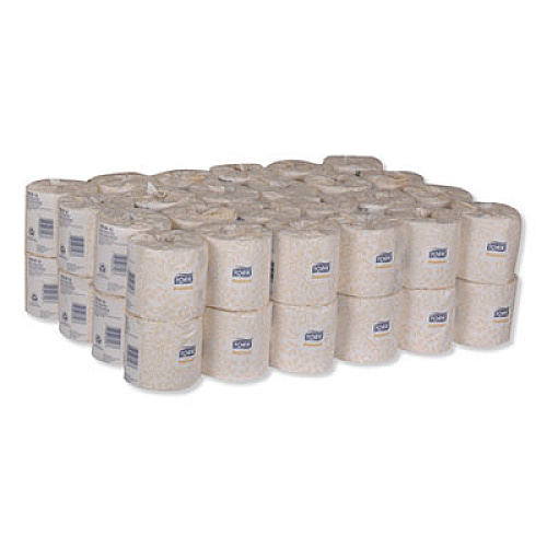 Tork PREMIUM BATH TISSUE, SEPTIC SAFE, 2-PLY, WHITE, 460 SHEETS/ROLL, 48 ROLLS/CARTON (TM6512)