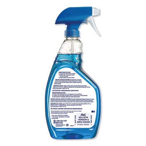 Mr. Clean Professional Glass and Multi-Surface Cleaner with Scotchgard Protector, Apple, 32 oz Spray Bottle, Ready-To-Use (81308EA)