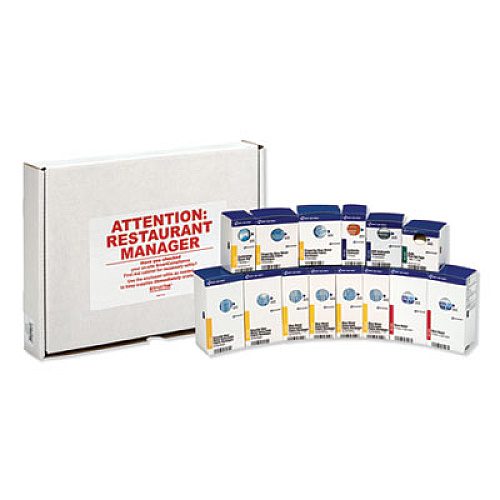 First Aid Only SmartCompliance ez Refill System First Aid Cabinet Refill for Food Service, 214 Pieces (FAE8010)