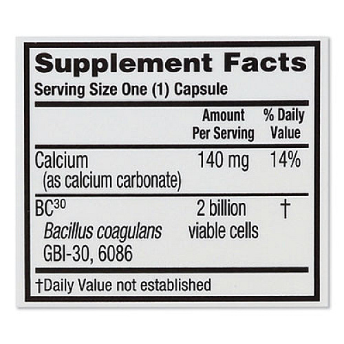 Digestive Advantage Daily Probiotic Capsule, 30 Count (00166EA)