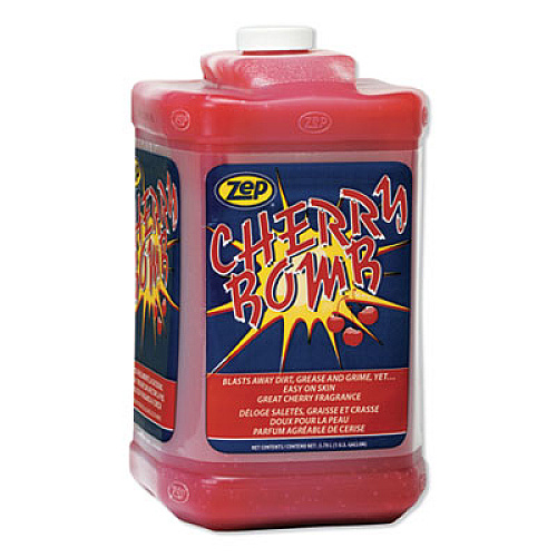 Zep Cherry Bomb Hand Cleaner Refill, Cherry Scent, 1 gal, 4/Carton (95124)