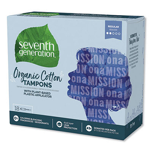 Seventh Generation 45108CT Organic Cotton Tampons