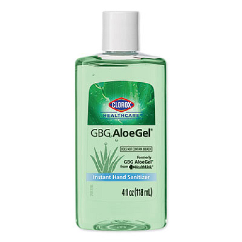 Clorox Healthcare GBG ALOEGEL INSTANT GEL HAND SANITIZER, 4 OZ BOTTLE, 24/CARTON (32374)