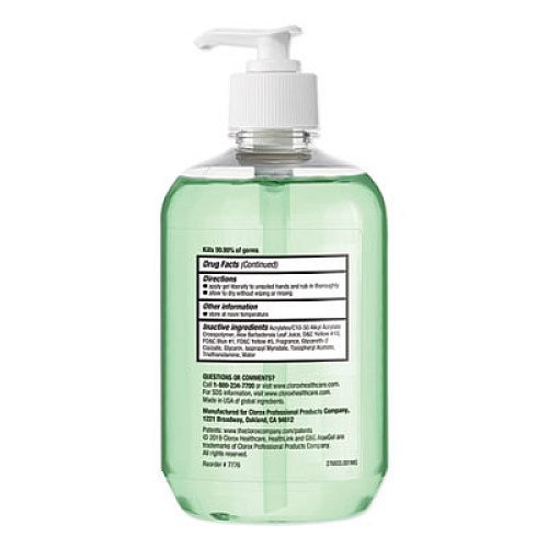 Clorox Healthcare GBG ALOEGEL INSTANT GEL HAND SANITIZER, 18 OZ BOTTLE, 12/CARTON (32375)