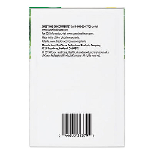 Clorox Healthcare AloeGuard Antimicrobial Soap, Aloe Scent, 27 oz Bag, 12/Carton (32379)