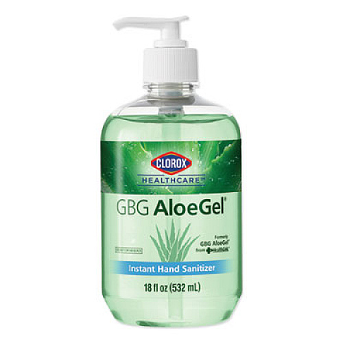 Clorox Healthcare GBG ALOEGEL INSTANT GEL HAND SANITIZER, 18 OZ BOTTLE, 12/CARTON (32375)