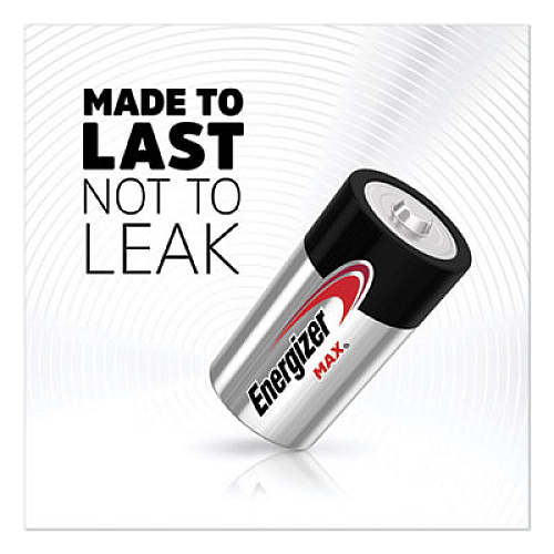 Energizer MAX Alkaline C Batteries, 1.5 V, 4/Pack (E93BP4)