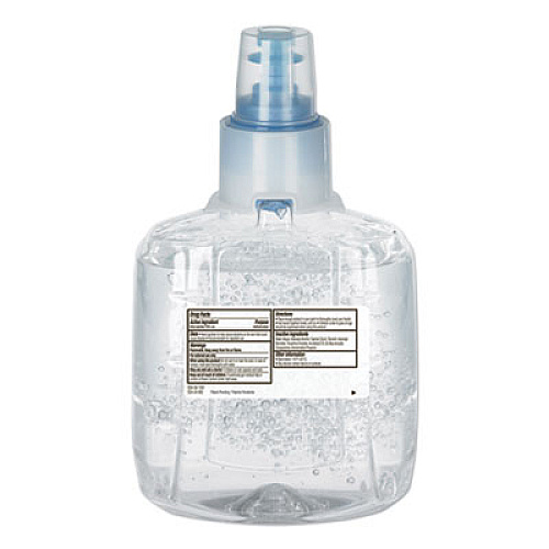 PURELL Advanced Hand Sanitizer Green Certified Gel Refill, For LTX-12 Dispensers, 1,200 mL, Fragrance-Free, 2/Carton (190302CT)