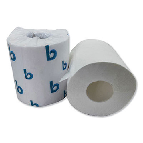 Boardwalk Green Plus Bathroom Tissue, 2-Ply, White, 400 Sheets, 96 Rolls/Carton (BWK6380)