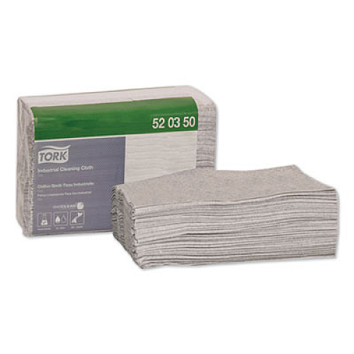 Tork Heavy-Duty Cleaning Cloth, 14 x 16.9, White, 750/Carton (530178)