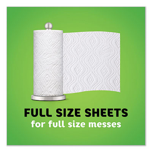 Bounty PAPER TOWELS, 2-PLY, WHITE, 36 SHEETS/ROLL, 15 ROLLS/CARTON (74844)