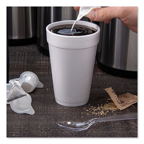 Dart Foam Drink Cups, 16 oz., White, 25/Bag, 40 Bags/Carton (16J16)