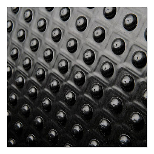 ES Robbins Feel Good Anti-Fatigue Floor Mat, Continuous Runner, 35 x 120, PVC, Black (184545)
