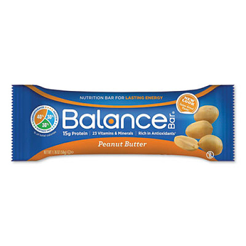 Balance Bar 40-30-30 NUTRITION BAR, PEANUT BUTTER, 1.76 OZ, 6/BOX (1730604)