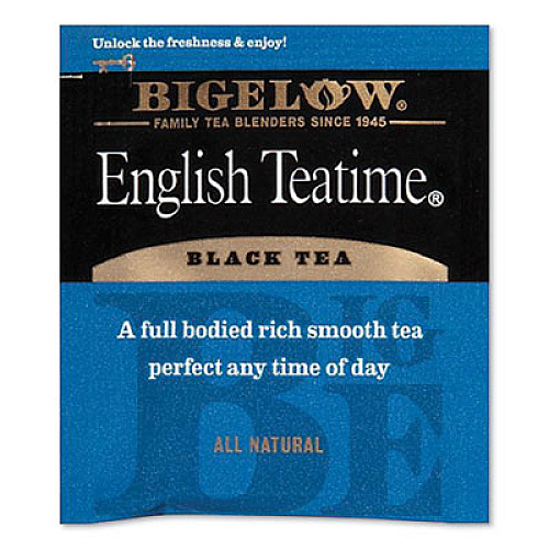 Bigelow ENGLISH TEATIME BLACK TEA, 0.08 OZ TEA BAG, 28/BOX (913720)