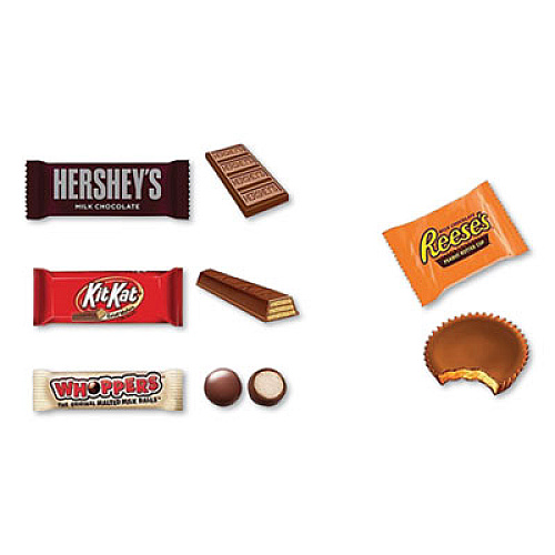 Hershey's ALL TIME GREATS MILK CHOCOLATE VARIETY PACK, ASSORTED, 38.9 OZ BAG (184446)