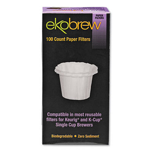 ekobrew 1611541 Paper Filters for Single Cup Brewers