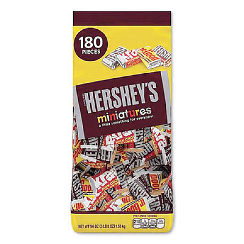 Hershey's MINIATURES VARIETY PACK, ASSORTED, 56 OZ (183794)