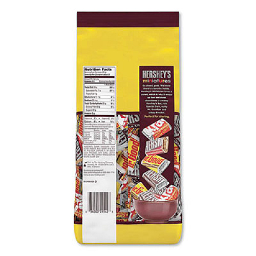 Hershey's MINIATURES VARIETY PACK, ASSORTED, 56 OZ (183794)