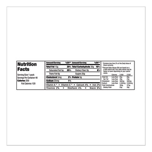 M & M's Chocolate Candies, Peanut, Individually Wrapped, 1.74 oz, 48/Box (01232)