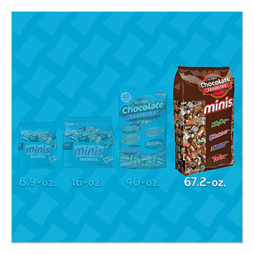 Snickers MINIS SIZE VARIETY PACK, ASSORTED, 4 LB (2806912)