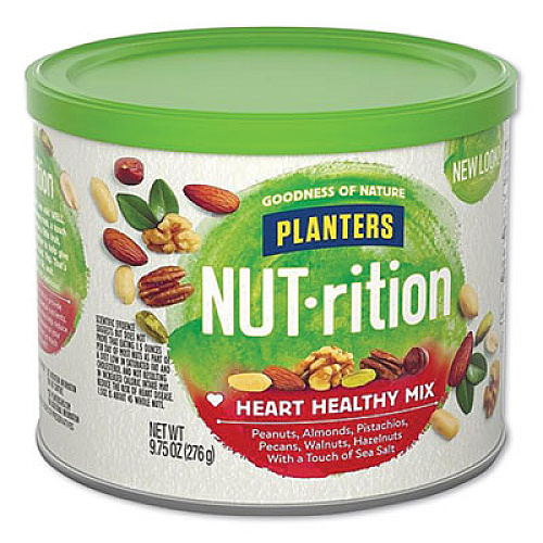 Planters NUT-RITION HEART HEALTHY MIX, 9.75 OZ CAN (956919)