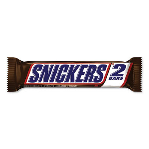 Snickers SHARING SIZE CHOCOLATE BARS, MILK CHOCOLATE, 3.29 OZ, 24/BOX (897905)