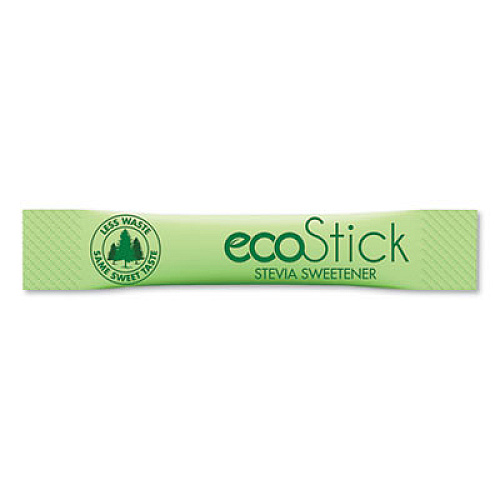 ecoStick STEVIA SWEETENER PACKETS, 0.5 G PACKET, 200 PACKETS/BOX (2095657)