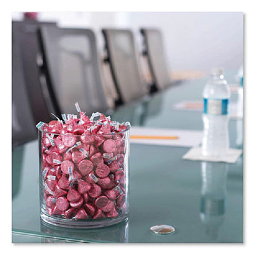 Hershey's KISSES, MILK CHOCOLATE, PINK WRAPPERS, 66.7 OZ BAG (1504288)