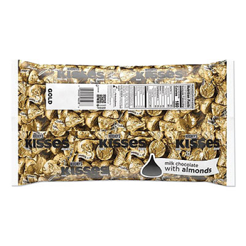 Hershey's KISSES Milk Chocolate with Almonds, 66.7 oz Bag (62083)