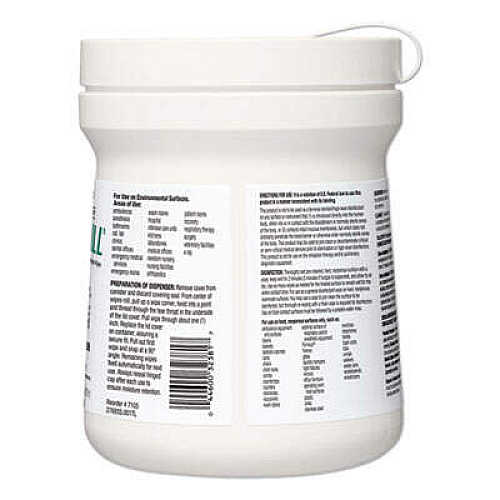 Clorox Healthcare 32381 EZ-Kill Quat Alcohol Cleaner Disinfectant Wipes