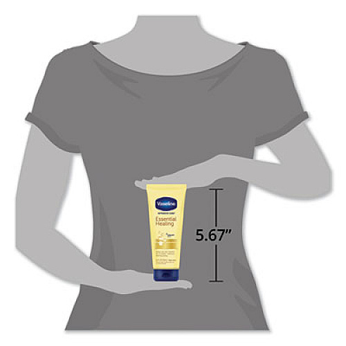 Vaseline INTENSIVE CARE ESSENTIAL HEALING BODY LOTION, 3.4 OZ SQUEEZE TUBE, 12/CARTON (04180CT)