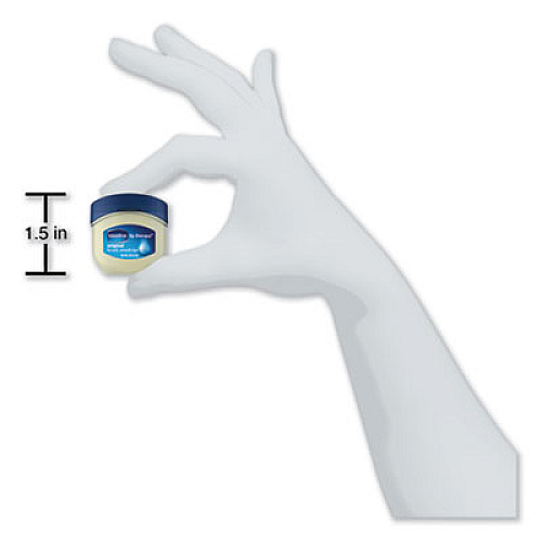 Vaseline Lip Therapy, Original Flavor, 0.25 oz Plastic Flip-Top Container (20677EA)