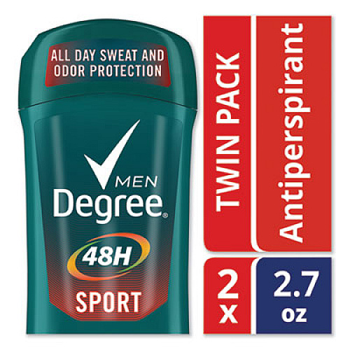 Degree MEN DRY PROTECTION ANTIPERSPIRANT, SPORT SCENT, 2.7 OZ, 6/CARTON (08633CT)