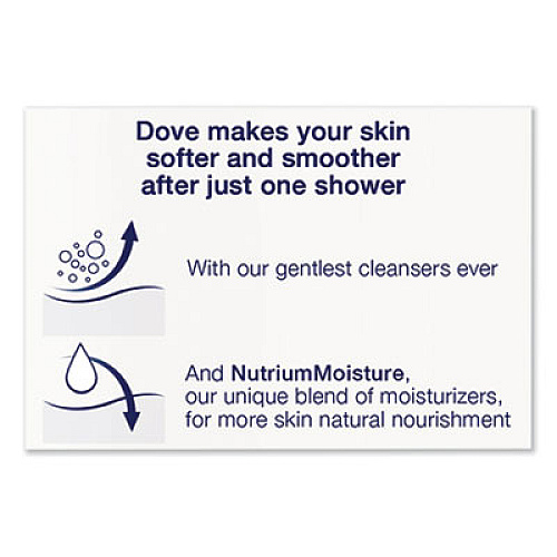 Dove White Beauty Bar, Light Scent, 2.6 oz (61073EA)