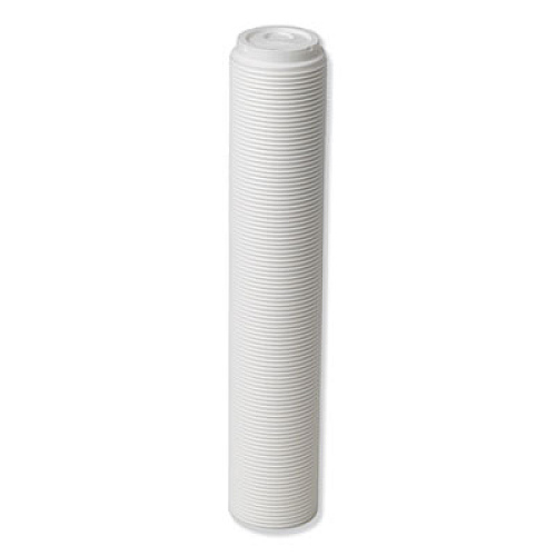 Dixie Dome Hot Drink Lids, Fits 8 oz Hot Cups, Plastic, White, 100/Sleeve, 10 Sleeves/Carton (D9538)