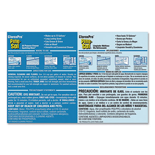 Pine-Sol All Purpose Cleaner, Sparkling Wave, 144 oz Bottle (97434EA)