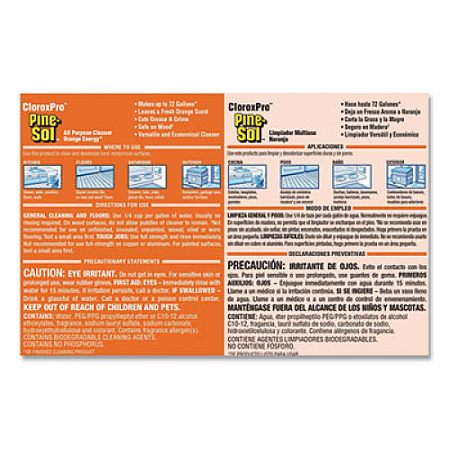 Pine-Sol All Purpose Cleaner, Orange Energy, 144 oz Bottle (41772EA)