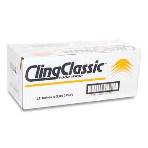 AEP Industries Inc. CLINGCLASSIC FOOD WRAP, 12" X 2,000 FT ROLL (940769)